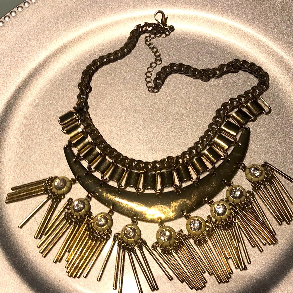 golden necklace